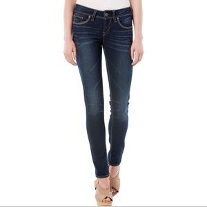Silver Suki Mid Rise Skinny Size 29